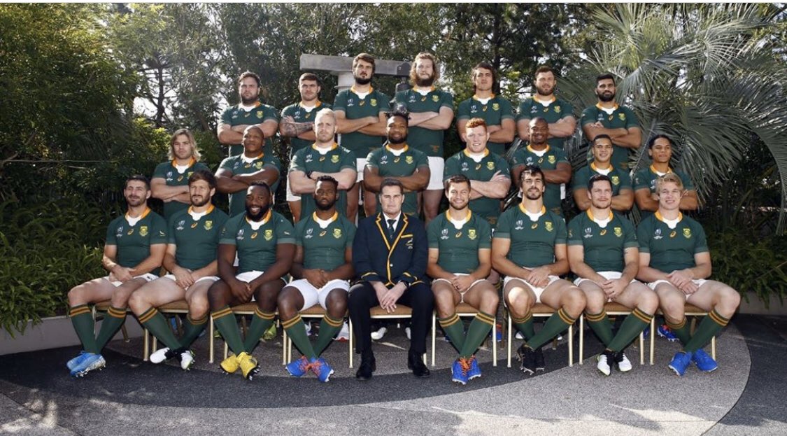 MkhulekoHlengwa's tweet photo. #SpringboksVictory #๐ฟ๐ฆ
We are very proud of our team.
@Springboks, You carried a Nation of 57 million today, & #SouthAfrica carried you with full support! Well Done #Springboks!
#RWCFinal #RWC2019 #AmaBhokoBhoko #TeamSouthAfrica
#StrongerTogether
#BoksWorldChamps https://t.co/HKkjaKrX1a