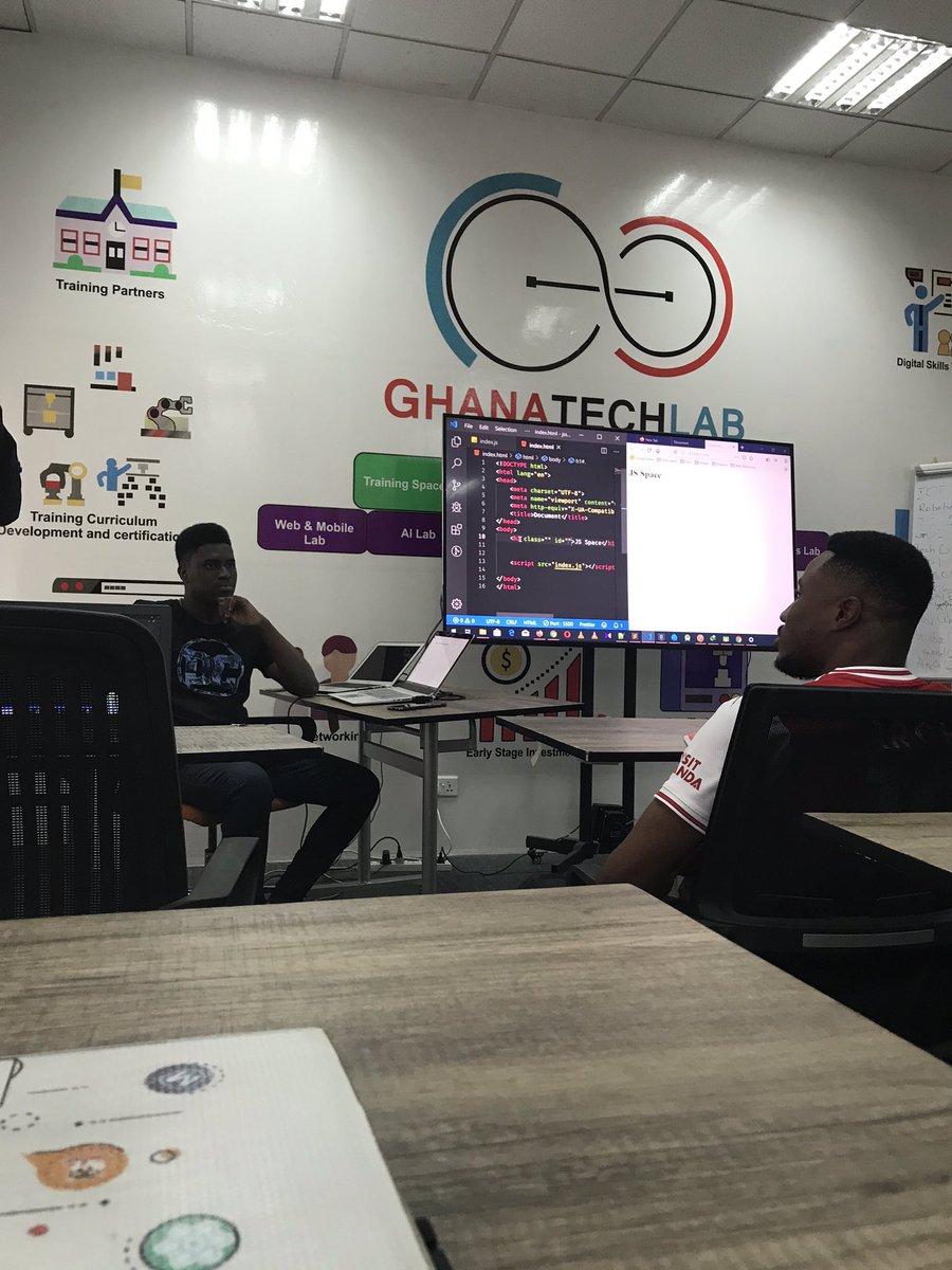 jaeyholic's tweet image. Modern JavaScript Intro 

#JsSpace
#IoTNetworkHub
#GhanaTechLab