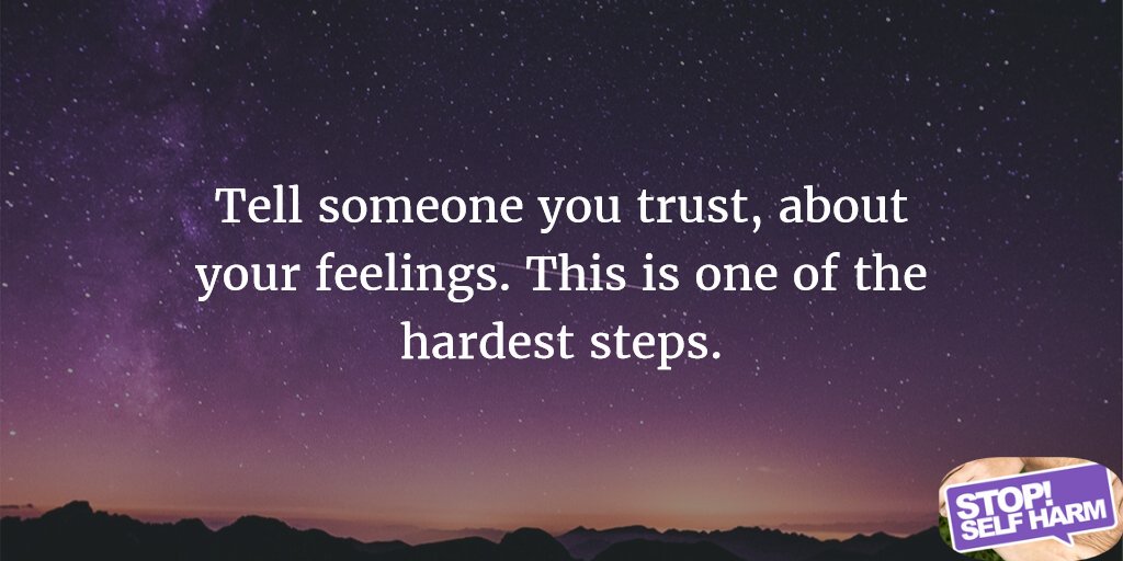 Stop Self Harm tweet media