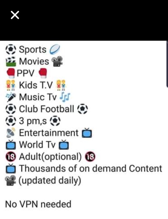 steven40265935's tweet photo. 💥💥💥IPTV 💥💥💥                  6 months £30 1 year £50 https://t.co/1d4A7bzOvD