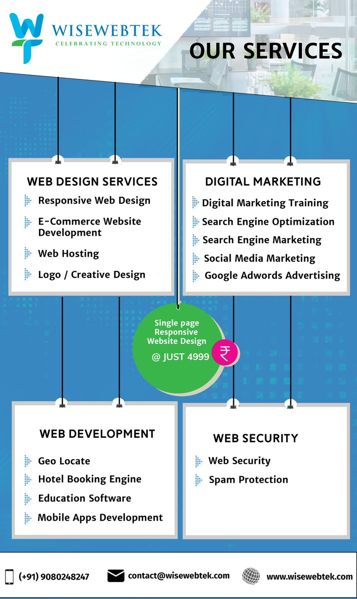 wisewebtek1's tweet image. Get your Single page responsive website design from Wisewebtek only at Rs. 4999/-
To know more about our services visit our official website: wisewebtek.com/startup-webdes…
#webdesignforstartups #startupsindia #webdevelopment #digitalmarketingcompanyinchennai #webdesignchennai