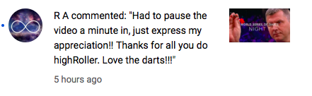 HighRollerRadio's tweet photo. How nice is this? Thank-you RA!

ICYMI: https://t.co/wVBSy9YTaF #Darts #WSD19 https://t.co/icVTiuEjE9
