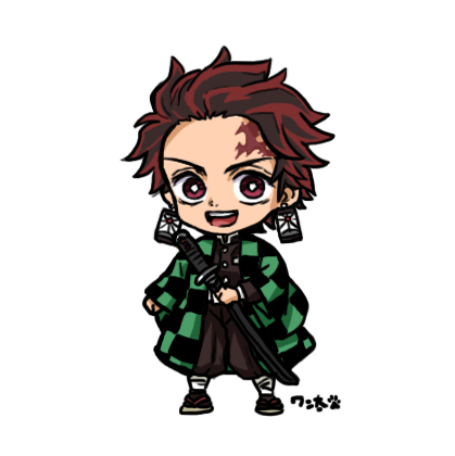 ワン太🐾さんがTwitterに投稿した竈門炭治郎(鬼滅の刃)のイラスト。