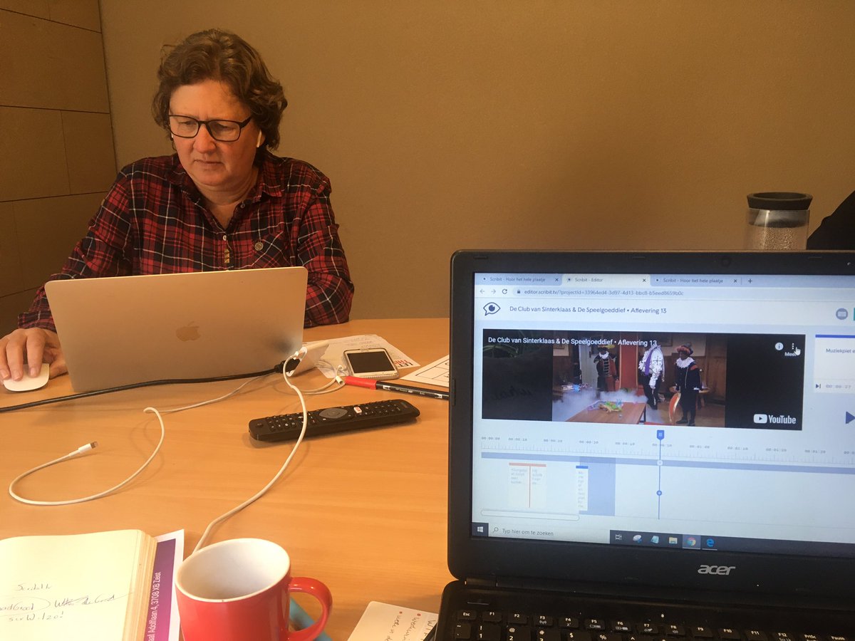Zaterdagochtend invulling bij <a href="/WerkwinkelD/">Werkwinkel DD</a> @IngridWongWorks #sint filmpjes editen <a href="/scribittv/">scribit.tv</a> #zinvol #betrokken #zeist #dendolder