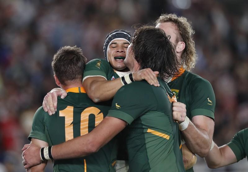 Reuters's tweet image. Rugby: South Africa dominate ragged England to win third World Cup reuters.com/article/us-rug…