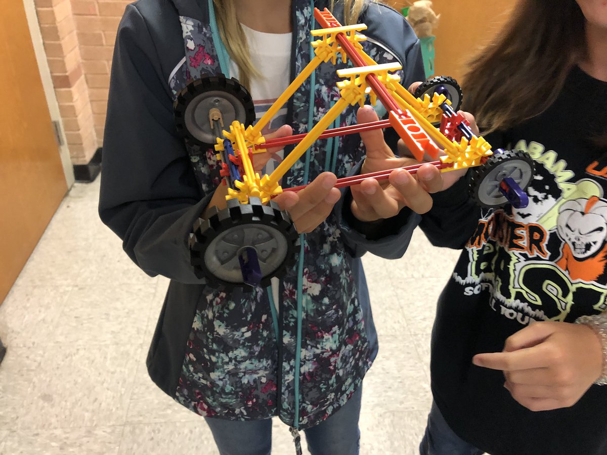 TabithaSehorne's tweet photo. Each team studied the materials and what they knew about vehicles... They then designed a vehicle to meet the requirements... some had much trial and error, but all achieved the goal! https://t.co/EFJTeqRg1N