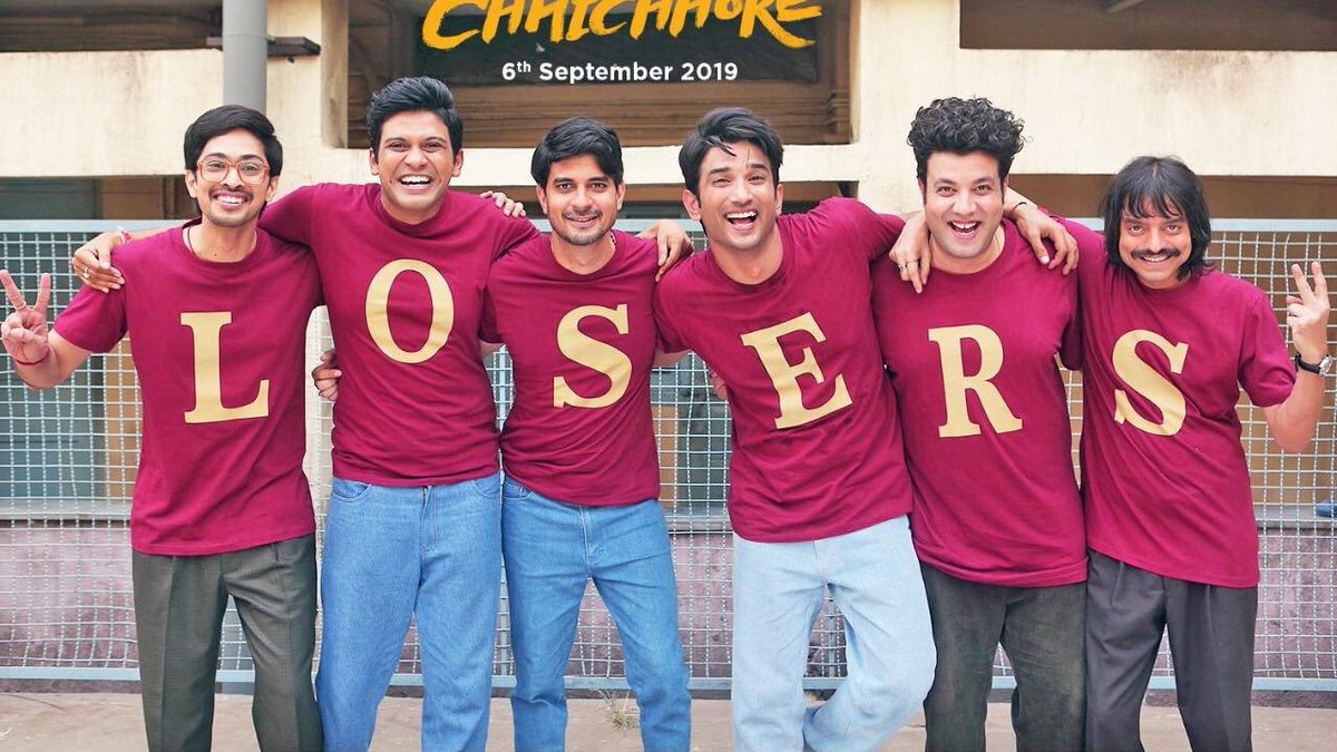 varunshraddha_'s tweet photo. @HotstarVIP @niteshtiwari22 @ShraddhaKapoor @itsSSR @varunsharma90 @TahirRajBhasin @tusharpandeyx @NaveenPolishety @prateikbabbar @foxstarhindi @NGEMovies @ShraddhaxDaily The H4 gang - a Family itself! ๐๐
Top class acting by all ๐
Very well played ๐๐๐๐
Haven't won GC but actually won heart โค
"Success result se nahi kitni koshish ki usse pata chalta h" ๐
@itsSSR @TahirRajBhasin @tusharpandeyx @NaveenPolishety #SaharshKumar
#Chhichhore https://t.co/jjzGRqsGQZ