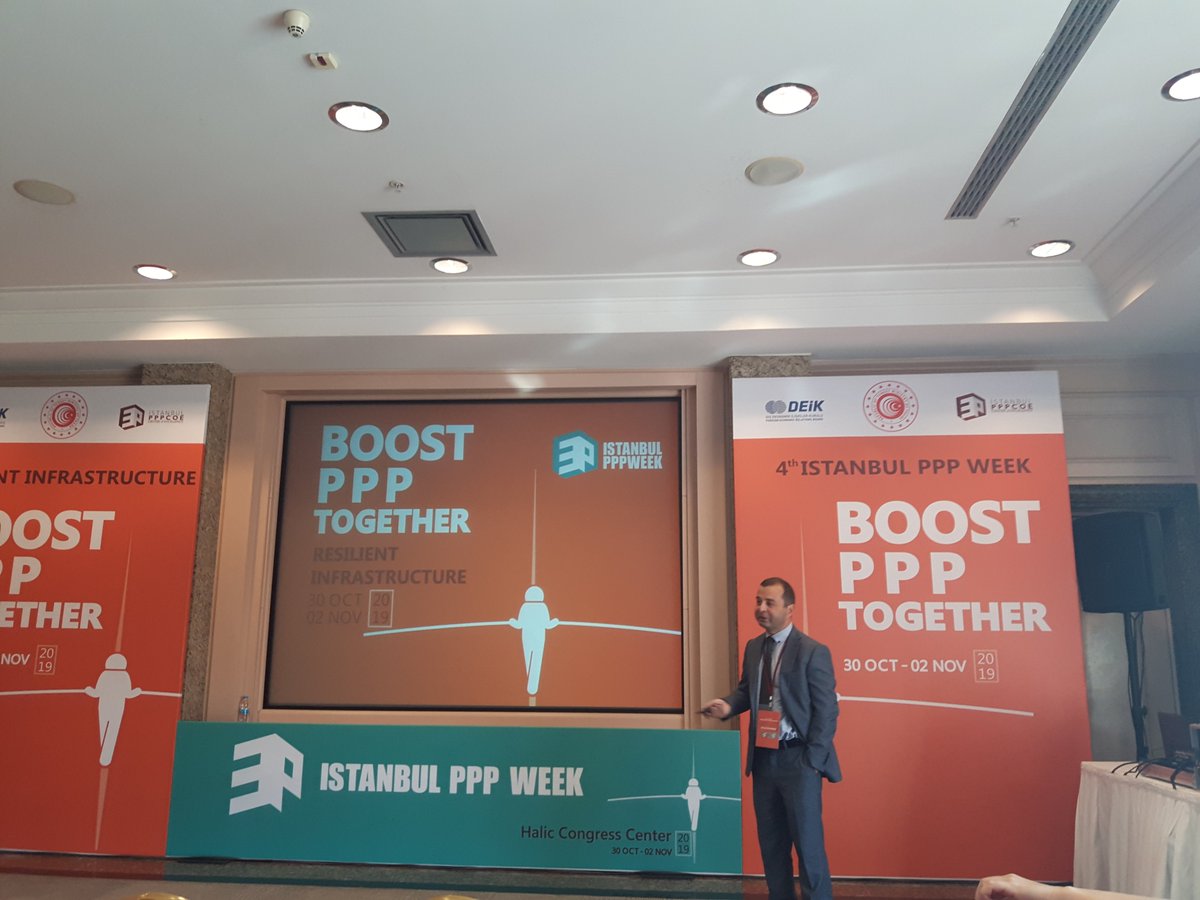 pppcoe's tweet photo. Fatih Kuz from the Ministry of Treasury and Finance of Turkey is making his presentation providing an overview of Turkish PPP market at PPP Week 2019 chaired by @evuralaydin
#pppweek2019
@DEIKPPPCom https://t.co/LZNaMNFVQk