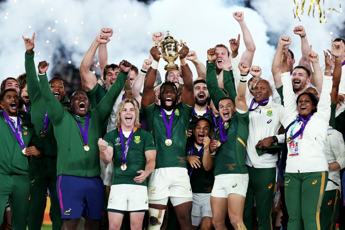 Sporf's tweet photo. ❌ NEVER lost a @RugbyWorldCup Final

🙅‍♂️ NEVER conceded a try in a @RugbyWorldCup Final

🏉 Scored their FIRST ever @RugbyWorldCup Final try

✅ FIRST team in @RugbyWorldCup history to lose a match &amp; win the Final

🏆 No team has EVER won more @RugbyWorldCup's

🇿🇦 @Springboks https://t.co/3rPg7wEoMN