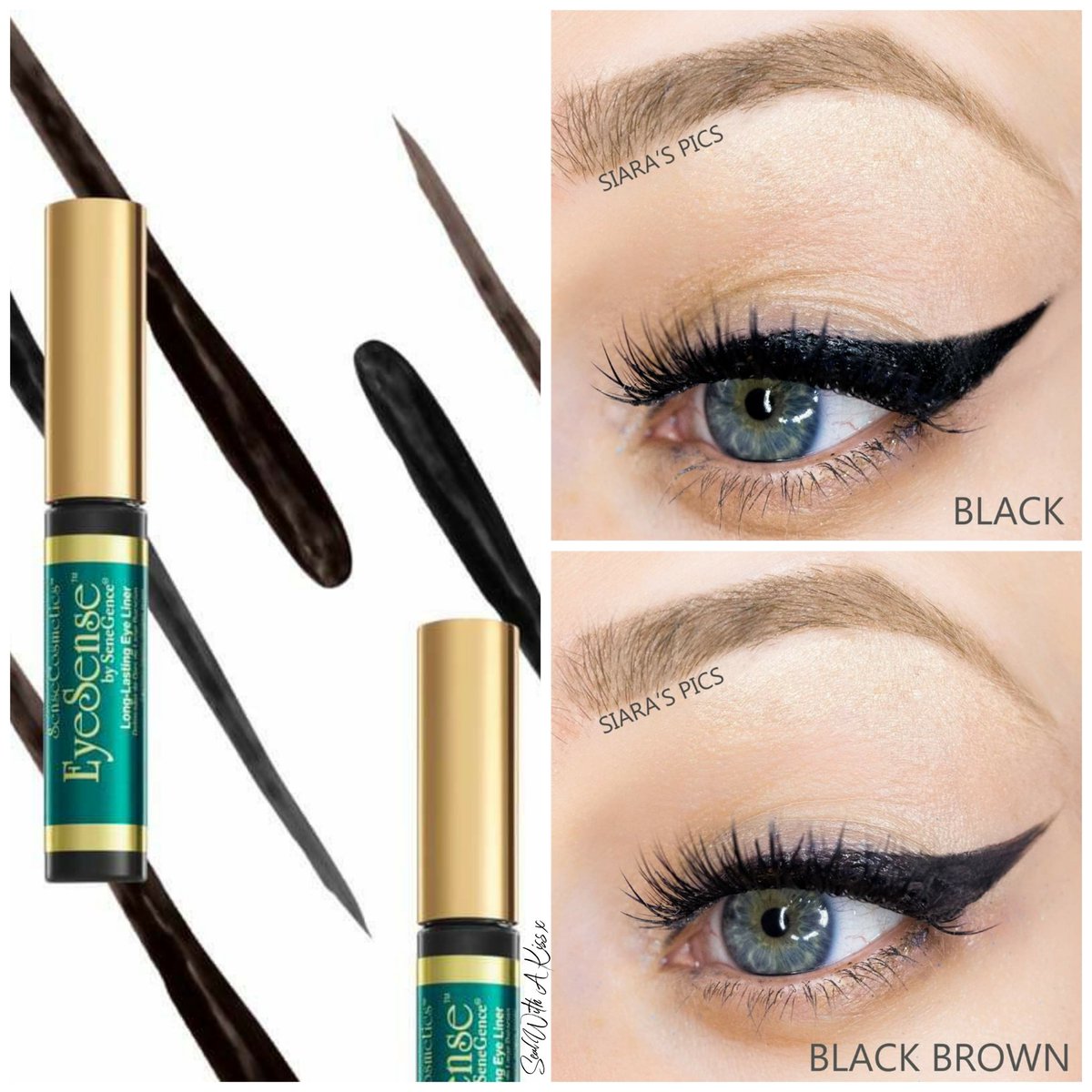 sealwithakissx's tweet photo. Liquid eye liner that lasts all day?..... Errr yes please 🙋🏻‍♀️

With the same magic staying power as LipSense this eyeliner isn't going anywhere!!

Available in Black or Black Brown 🖤

#eyesenseliquideyeliner #longlastingmakeup #smudgeproof #budgeproof #waterresistant #vegan https://t.co/i6Xv9CHWuJ