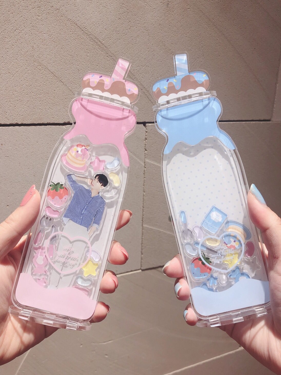 フクヤ プライズ キャラ福くじ Fanfancy ファンファンシープラス お手持ちのグッズを入れて使えるミルクボトルデザインのアクリルフレーム ご予約は11月5日まで 受注生産品なのでこの機会にぜひ アクスタケースとして飾ったり お友達とお揃いで