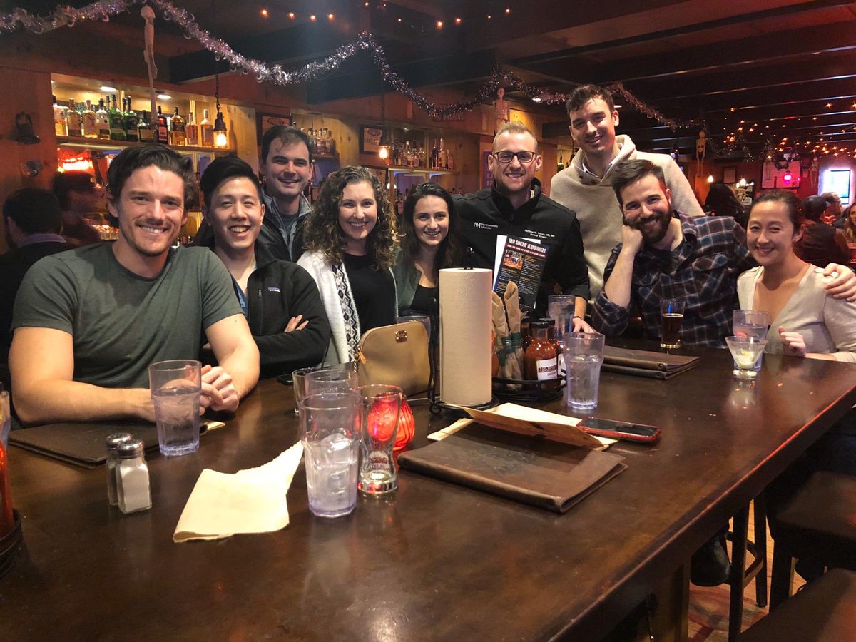 Good looking crew out tonight for First Friday’s! #wellness <a href="/NMSurgery/">Northwestern Surgery</a>