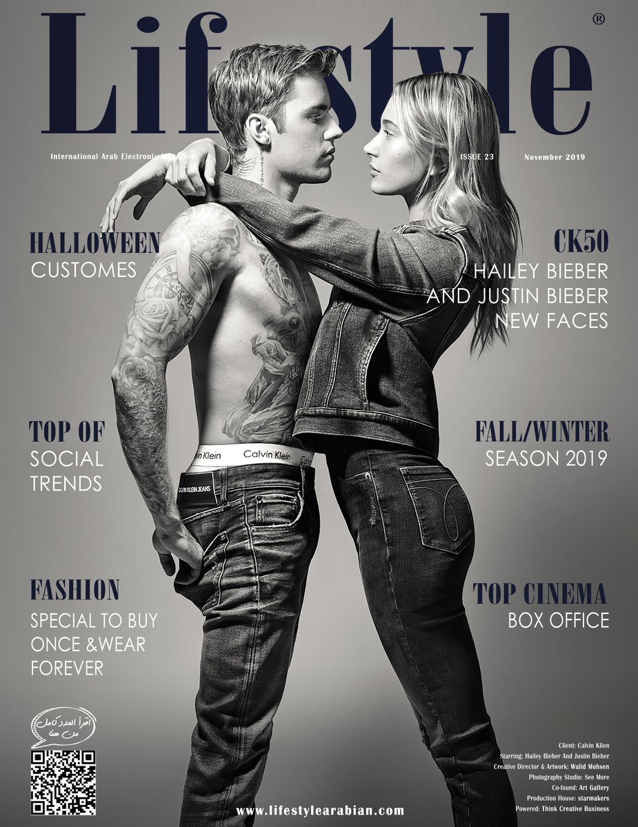 lifestylemea's tweet photo. Check out New Lifestyle’s November Future Flash issue,
Strarring @haileybieber @justinbieber
Brand Sponsor @calvinklein
Photography Studio: seemorestudios
Co-found: Art Gallery
Production House: starmakers
Powered: Think Creative Business
#LifestyleMagazine #fashion #photography https://t.co/8ve7xvm5lD