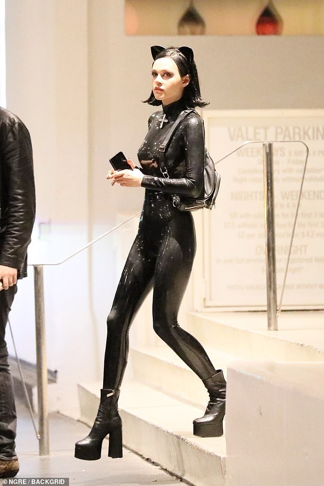 Nicola Peltz @nicolaannepeltz looked incredible in her skintight #catwoman ...