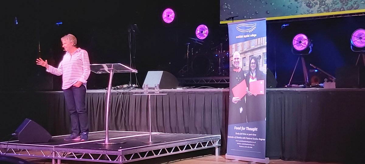 ScotBaptCollege's tweet photo. Elaine Duncan of @scottishbible sharing about the Bible: "Best seller, Least read?" 'It's not a book like any other book!' #learn #grow #flourish #BUS150 https://t.co/GPycwBn6vr