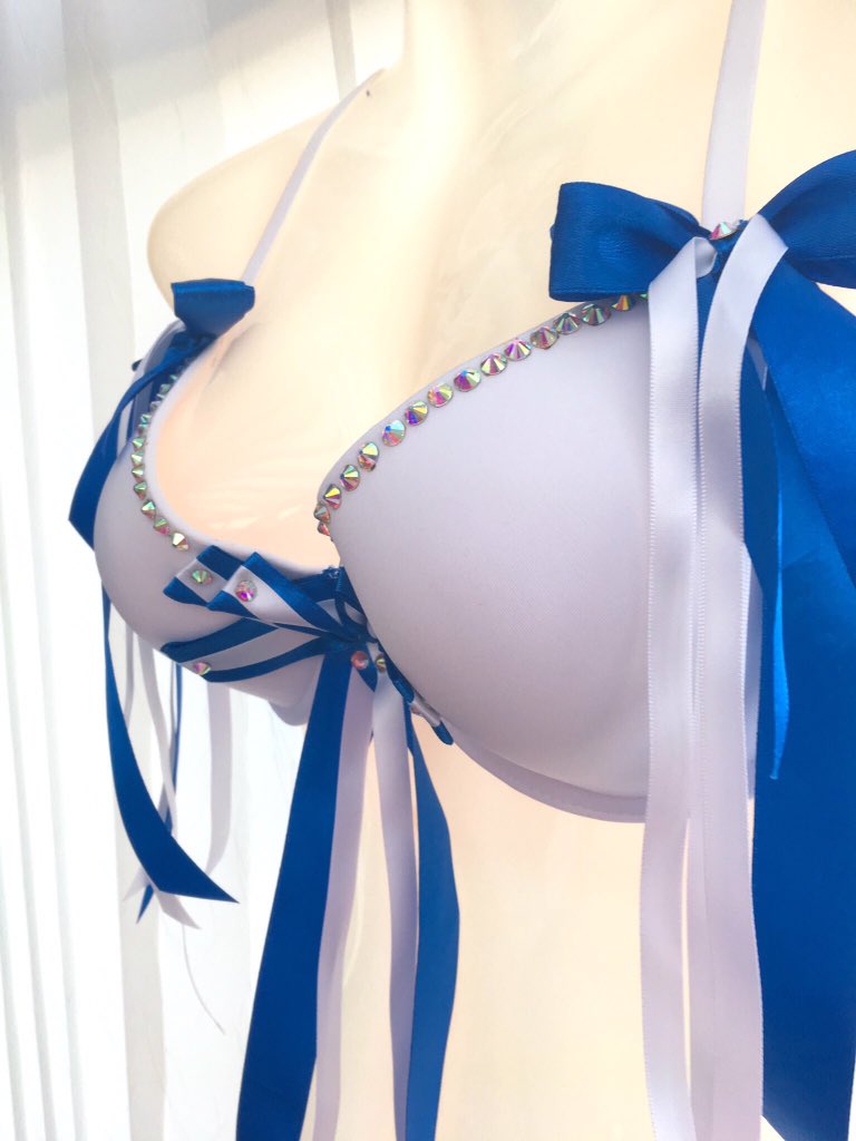 FFrillies's tweet photo. Check out our Fantastic Brighton bra designs. It’s simply stunning! One of a kind! Go to my website Football Frillies. Good luck charm for your girl! A treat for your guy!          @BrightonFC_  @BrightonFanApp @OfficialBHAFC @brightonfans https://t.co/nu2dX6L2f9