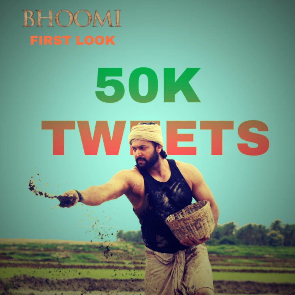 Deepaklavany's tweet photo. #BhoomiHits50kTweets
En uyir thalaivan jayam ravi
1.#BhoomiFirstLook ~ 15.5 K
2. #JR25 ~ 10.5 K
3. #Bhoomi ~ 24 K
Total ~ 50k tweets With In a Day ..💥 @actor_jayamravi @theHMMofficial @dirlakshman @shiyamjack @onlynikil https://t.co/srVH75QMe8 https://t.co/wE08W2xiUm