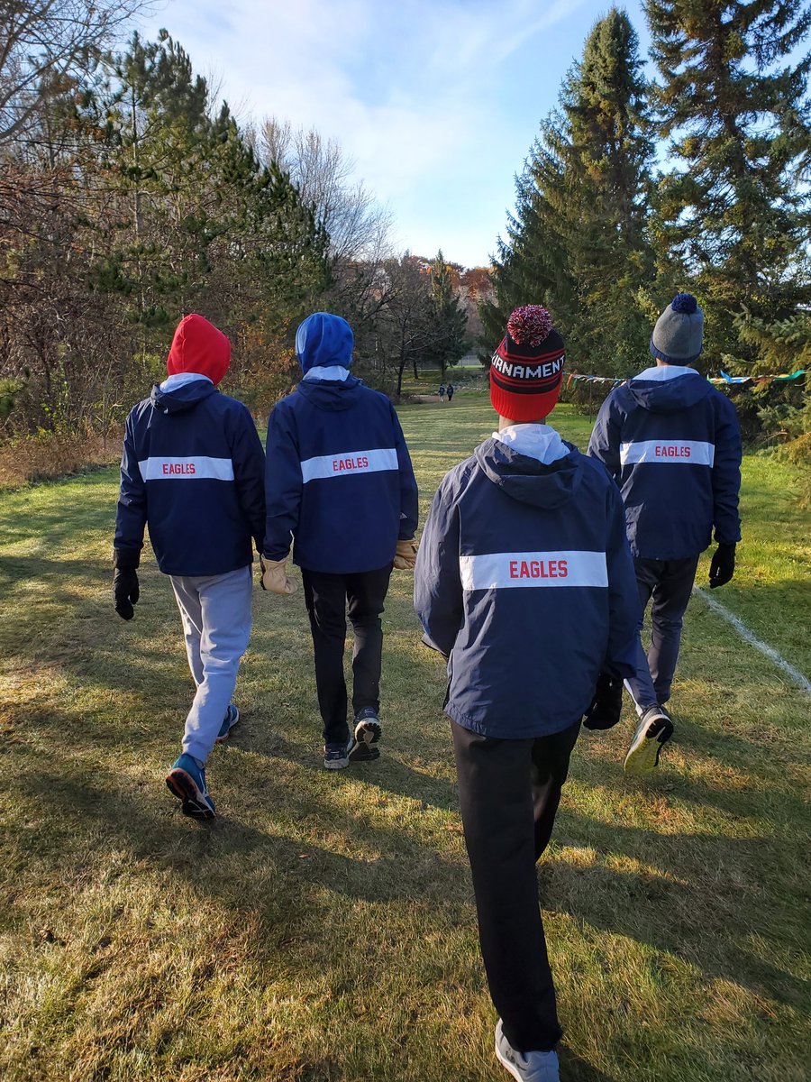 apollo_xc's tweet photo. It finally has arrived! A little frost/snow on the course but otherwise a beautiful day for Minnesota State Cross Country Championship! #ApolloCC #MSHSL #Championship #LegendsAreMadeHere https://t.co/mRWSrkGma3