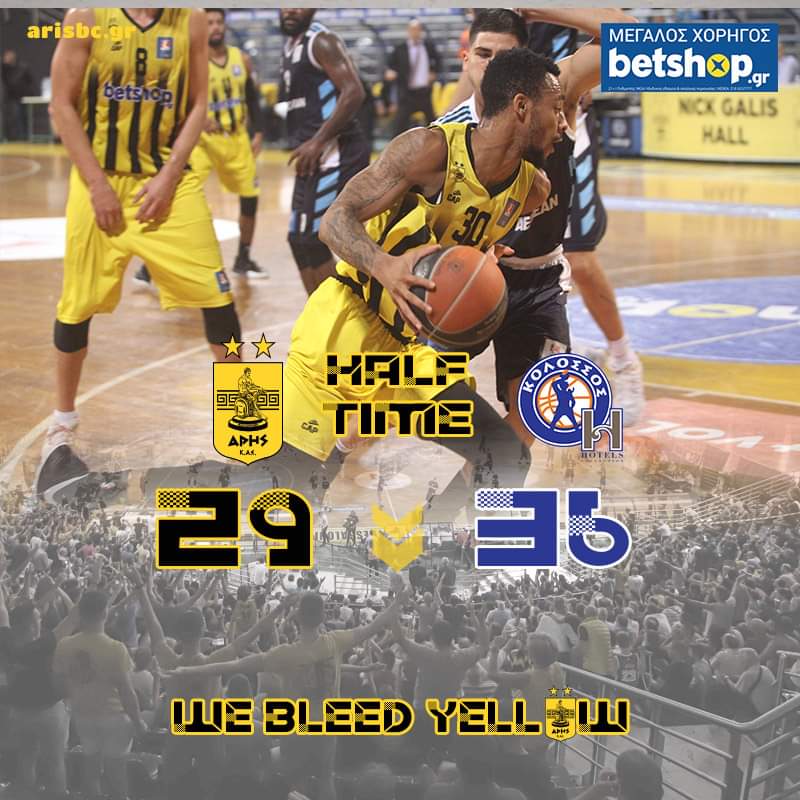 ARISBCgr's tweet photo. Half Time
29 🏀 36

#arisbc #arisbc19_20 #emperor #arikol #matchday_6 #betshopgr #betshop #we_bleed_yellow https://t.co/nXHAP74Wp8