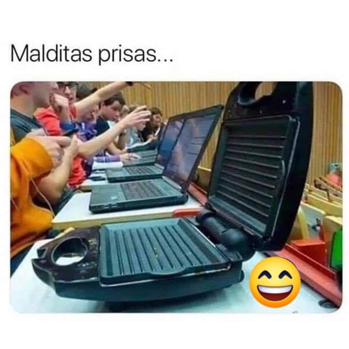 ClaimMedia's tweet photo. Malditas prisas 
#claimmedia #meme #chiste https://t.co/qBZCfJCcwj