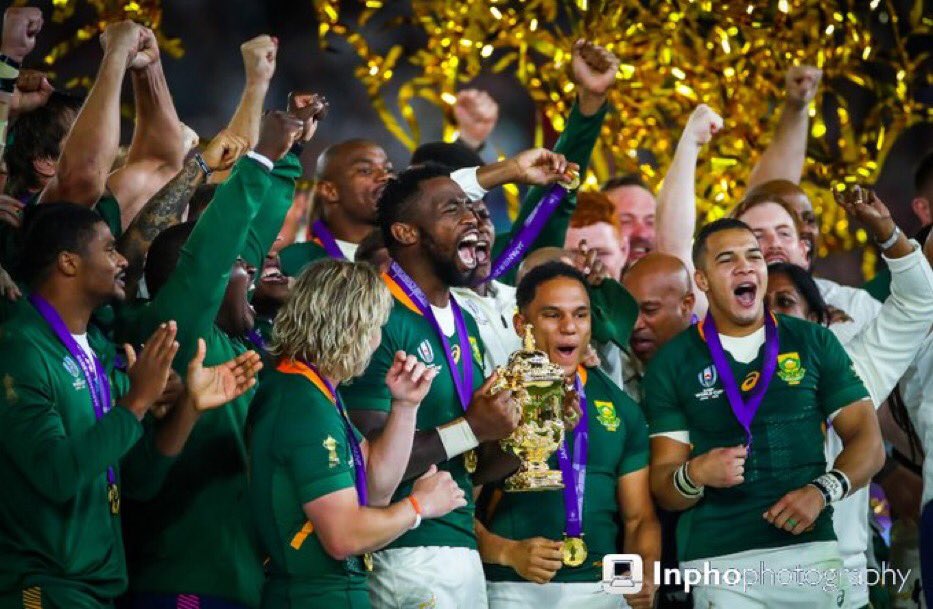 RossGrieve's tweet photo. Great game. A masterclass in how to dominate the scrum. Two class tries. Ref was good and let the game flow. Well done @Springboks throughly deserved your @rugbyworldcup. England a different team to last weekend. Never looked in it. #ENGvRSA #RWC2019final #garces https://t.co/5CyPBGxtT8
