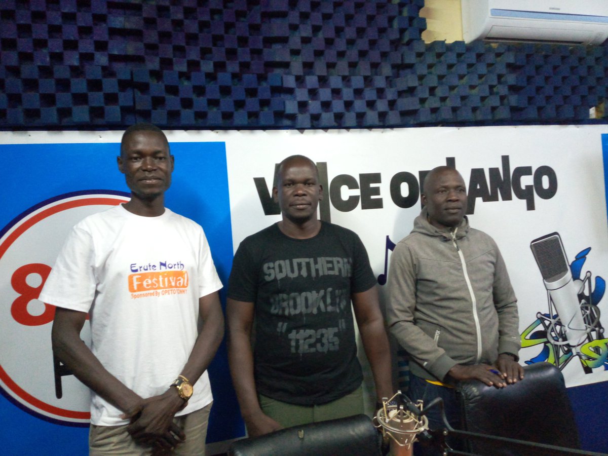 EruteNorth's tweet photo. ENF sponsor Tonny Opeto Coordinator @OChrishian and Technical Director, David were invited to Voice of Lango FM, Lira and QFM Lira, Uganda to discuss the roles that ENF is playing through sports to bring positive social impact. Read more; https://t.co/x7gGHAK42i https://t.co/Cwtr1DI72k