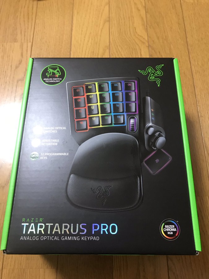 Tartarus Proをレビューしてみました Logicool G13と比較 りずのイラスト系雑記ブログ
