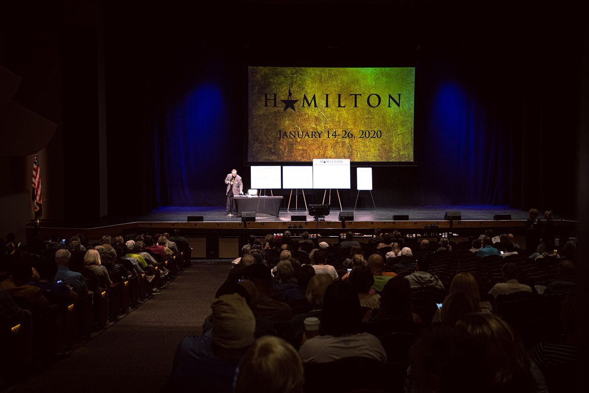 bbmannhall's tweet photo. (1/2) BE IN THE ROOM WHERE IT HAPPENS. -- It’s time to #TakeYourShot. Fort Myers and Southwest Florida, tickets to HAMILTON are now on sale. Lines have started to move into the lobby and our theatre area, and our website is now LIVE. #HamiltonSWFL https://t.co/2GOk9ihY3n