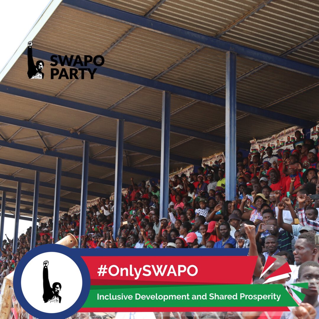 hagegeingob's tweet photo. ngapi va Rundu and the people of the Kavango East and Kavango West regions.
I am pleased by the sense of unity that welcomed us this afternoon, SWAPO is truly the people and the people are truly SWAPO. #OnlySWAPO https://t.co/jnDnrEo0xv
