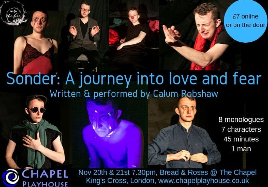 intothefiretc's tweet photo. So excited to announce that #Sonder will be back this November 20th &amp; 21st at @ChapelPlayhouse. A dark clown comedy solo show. Written and performed by @calumrobshaw
Get your tickets here:
https://t.co/CUV45K8jGA https://t.co/jPAI6hUDo4