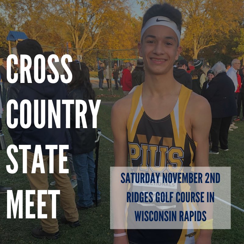 PXI_Athletics's tweet photo. Good Luck at State Tommy!!!! @PiusXIHigh @PXI_Athletics are proud of you. You can do this!  #wiaastate #LetsGo #letsdothis #piusxipride #pxicrosscountry #WeArePiHiXi https://t.co/ZxZGuQONXH