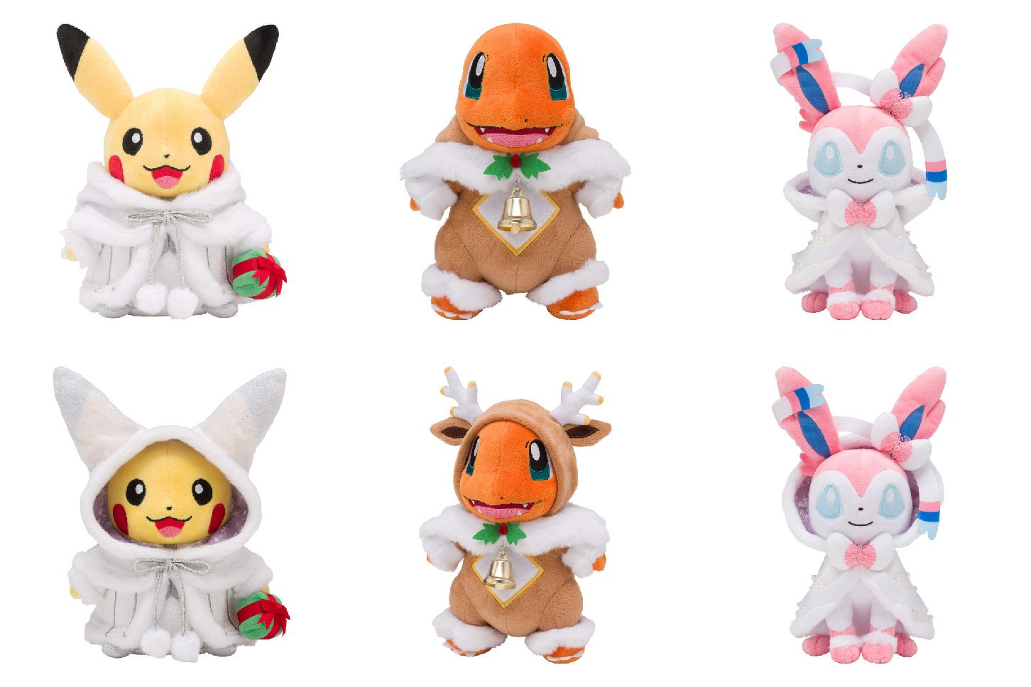 ポケモン最新グッズ情報 Twitter ನಲ ಲ ポケモンストアamazonで予約開始 ポケモンセンターオリジナル ぬいぐるみ Pokemon Frosty Christmas ピカチュウサンタ ニンフィアサンタ メブキジカポンチョのヒトカゲ T Co Dtov7szidy T Co