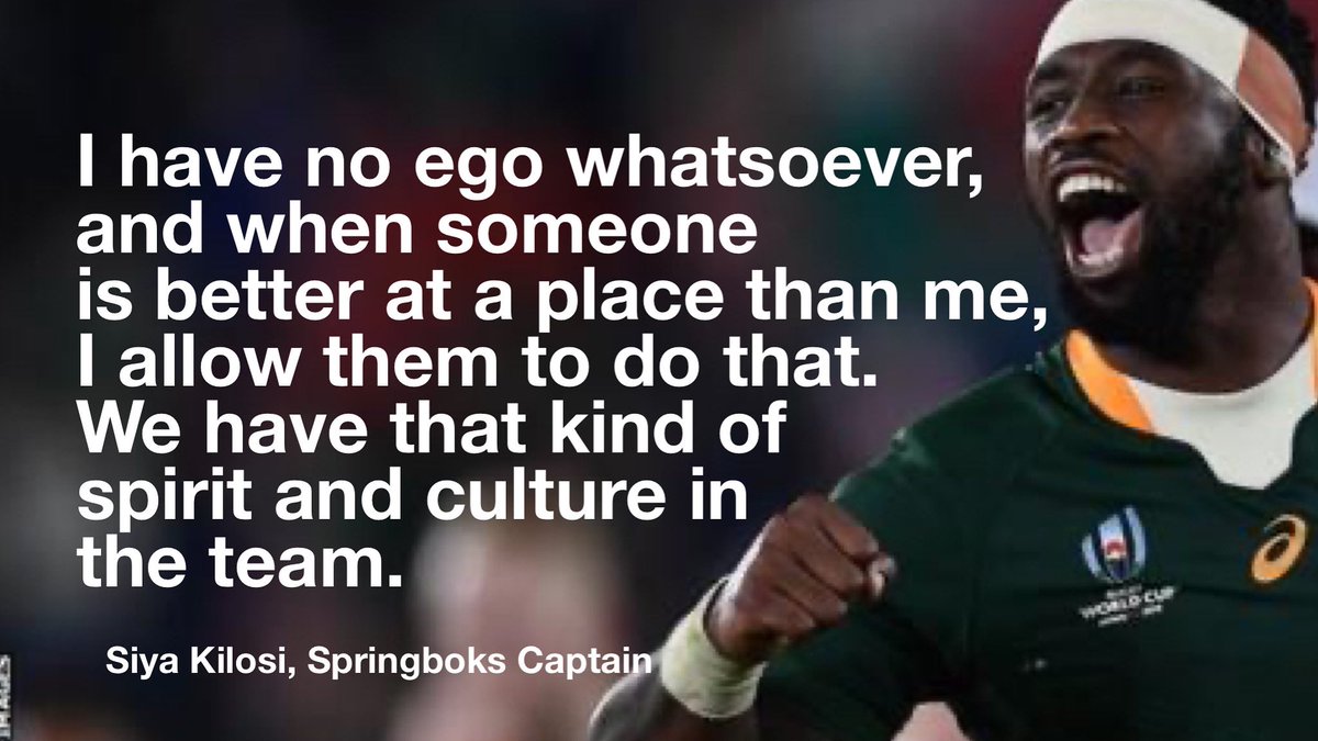 PeteGreig's tweet photo. Wanna know how to win the #worldcup? How to rise from teenage parents in a S. African township to become the nation’s first black rugby captain? Here is the key to truly great leadership in business, in church, and in politics. Thank you @Siya_Kolisi for modelling true greatness https://t.co/QjraTXfEpb