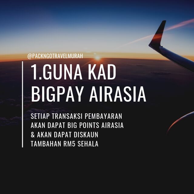 TravelmurahGo's tweet photo. DAH PLAN TRAVEL NEXT YEAR 2020 ❓❓😱😱
.
Abang nak share sikit tips beli tiket AIRASIA ✈️✈️ https://t.co/0BzogvdM5m