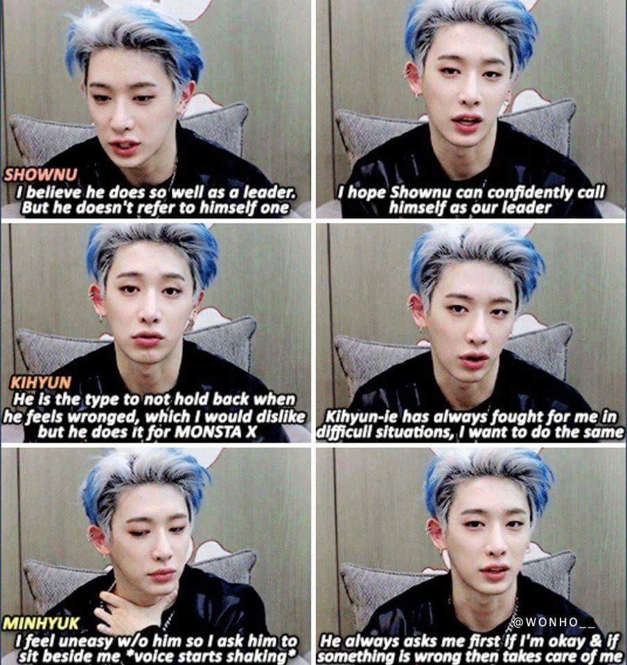 herooftime0525's tweet photo. 😭❤️❤️❤️❤️❤️

This is the person we’re fighting to protect, this is our precious Wonho!!!

#사랑한다_몬스타엑스
#FightForMonstaX7
#ShineforMonstaX https://t.co/scCUCPHSDt