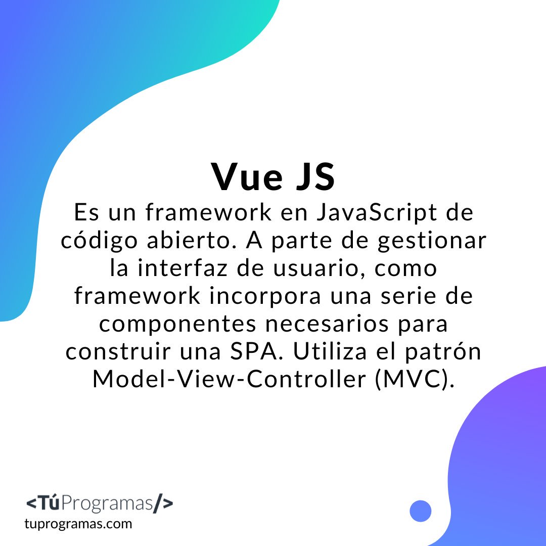 tu_programas's tweet image. Tecnologías para el desarrollo de Single-Page Applications (SPA) 🔝👩‍💻👨‍💻

- React
- Angular
- Vue JS
- Ember JS

#programaciónWeb #singlePageApplication #development #desarrolloWeb #desarrolloSoftware #programadores #programadorFrontEnd #frontEnd