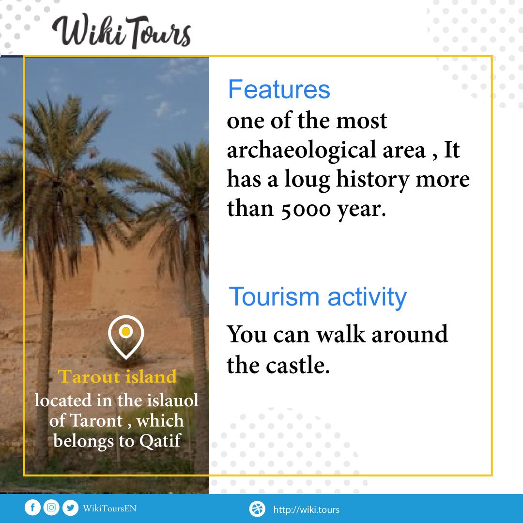 WikiToursEN's tweet photo. #Tarout_island 🇸🇦 💚
#WikiTours
#أهلاً_بالعالم
#WelcomeToArabia https://t.co/HAGPTuEZQK