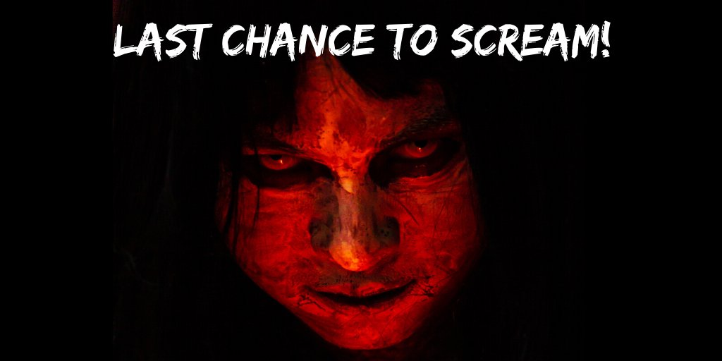 LAST NIGHT TONIGHT!! 😱 It's your last chance to encounter the thrills, scares &amp; laughs of Scaresville. Still a few tickets available online until 4.30 and on the door from 6.30pm. Last entry 9.30pm. #scaresville #scareevent #suffolk #essex #nightoutsuffolk #immersive #sudbury