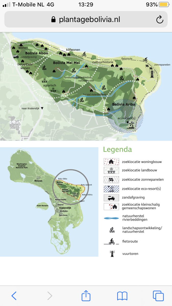 alferdi's tweet photo. In case you’re wondering how big the land is... in comparison Washington Slagbaai National Park makes up 17% land mass. Bolivia is 10% land mass. this is an immensely land project that must be STOPPED BY ANY MEANS NECESSARY. it will destroy Bonaire’s nature in an irreparable way https://t.co/c1FQs92xLy