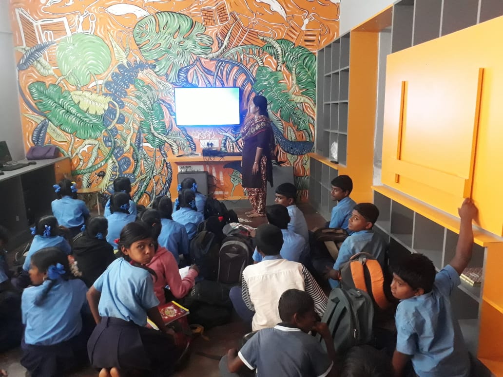 media_edifice's tweet photo. Our new Learning Center at Dommasandra model boys higher primary school in Bangalore: Edifice foundation was involved in the making of the learning center, & their center in charge looks after the operations.
#EdificeConsultants #EdificeFoundation #Edificians #Bangaloreschools https://t.co/1VuhYO6Bg7