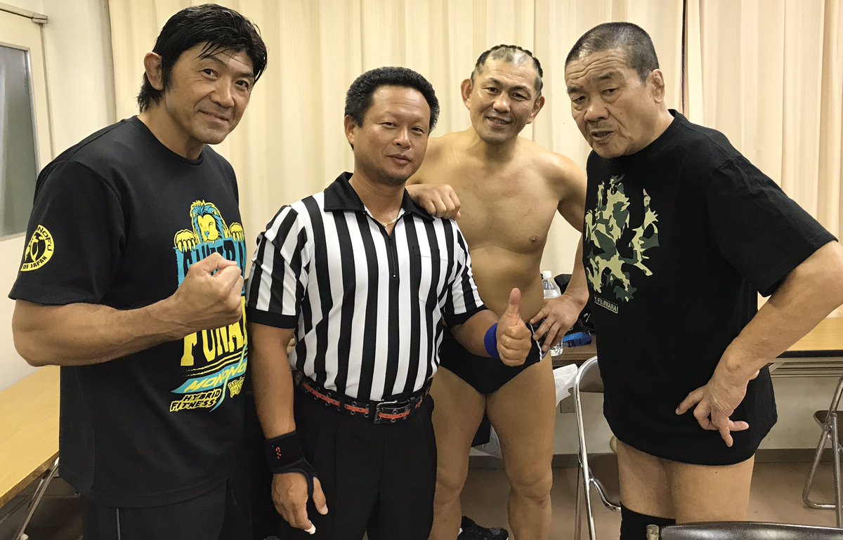 藤原&鈴木&船木vs越中&大谷&高岩というとんでもないカードを裁かせて
