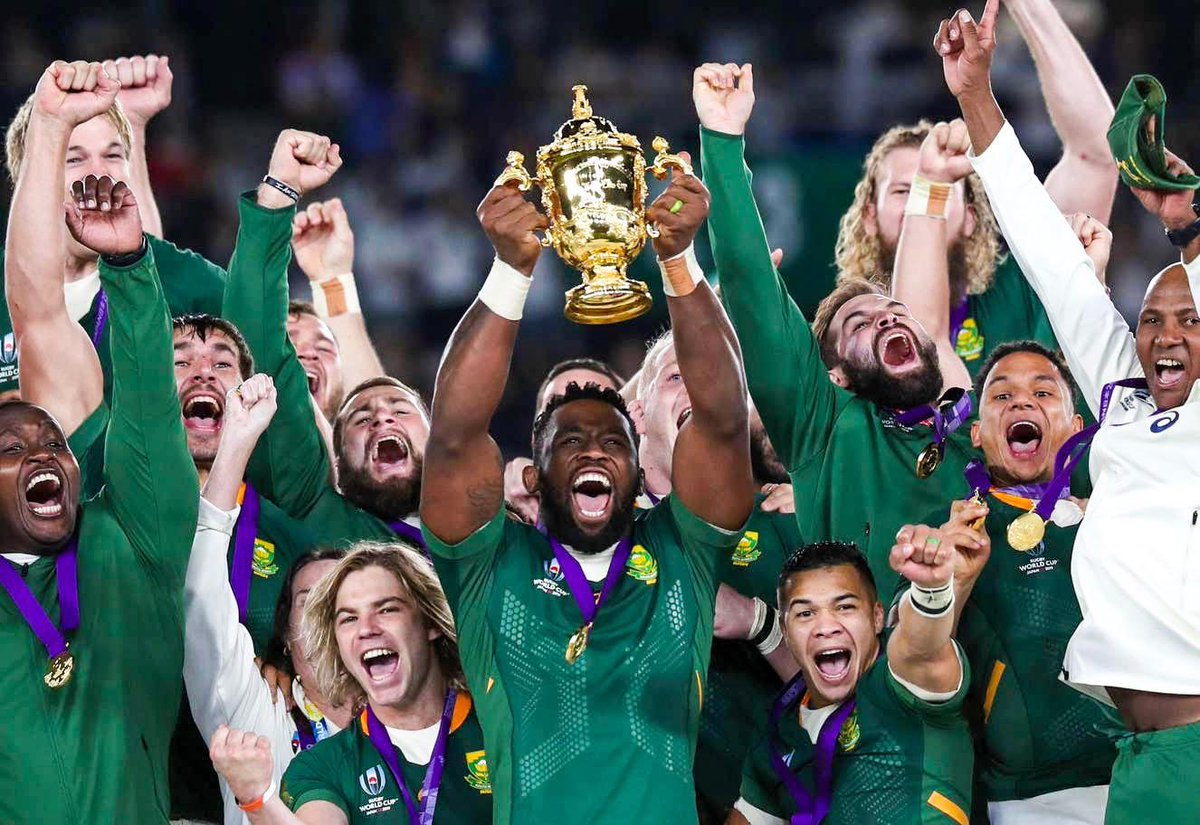 Massive congrats South Africa, on making your beautiful country proud! A great accomplishment. Well played, CHAMPS! #RWC2019