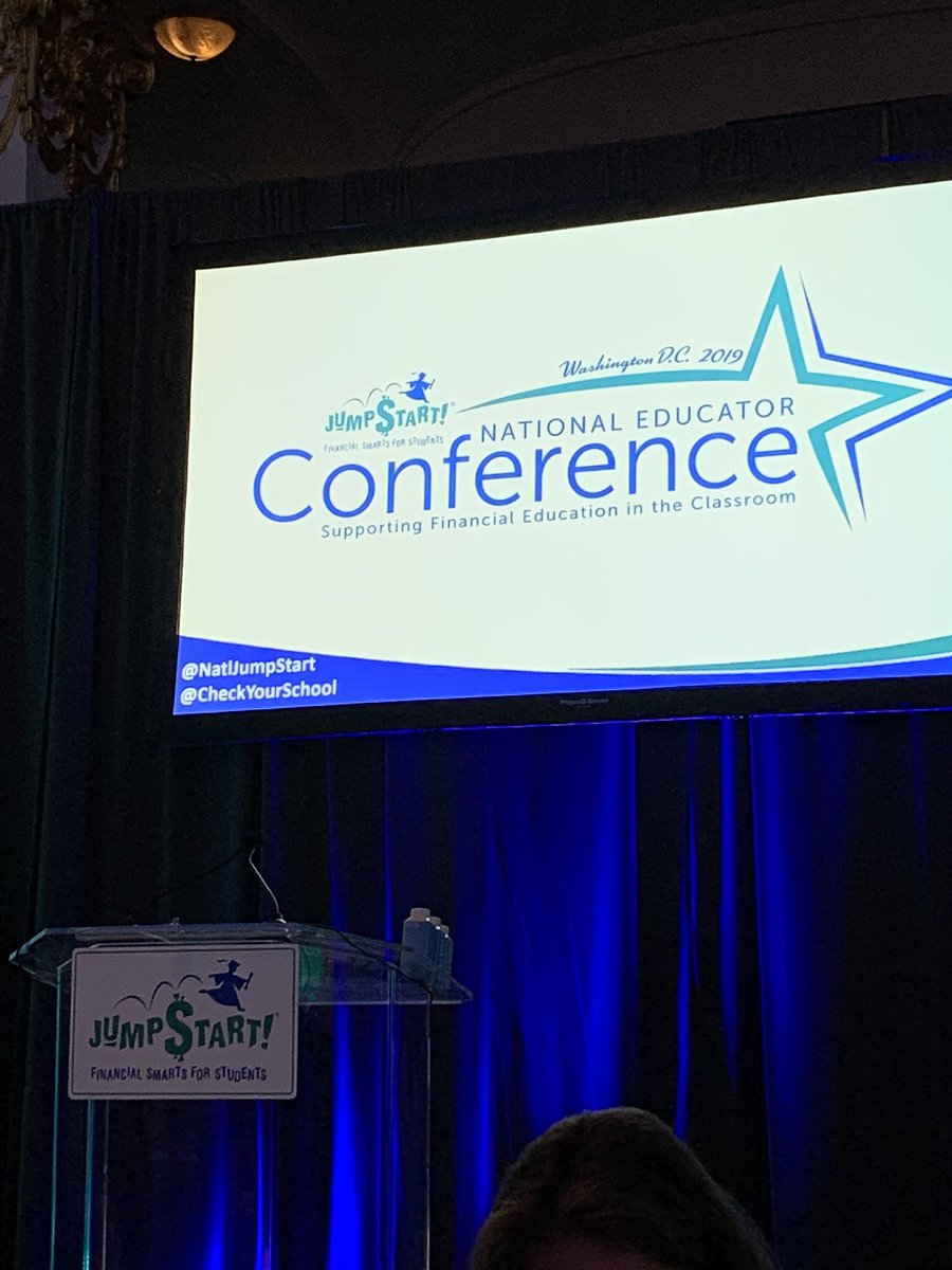 CDFinance's tweet photo. So excited to be at the 2019 @NatlJumpStart educator conference! THANK YOU @ABABankers and @CentricBank for making this happen! #JSNEC19 @checkyourschool #personalfinance #BeAboveAverage https://t.co/MOAAcA139k