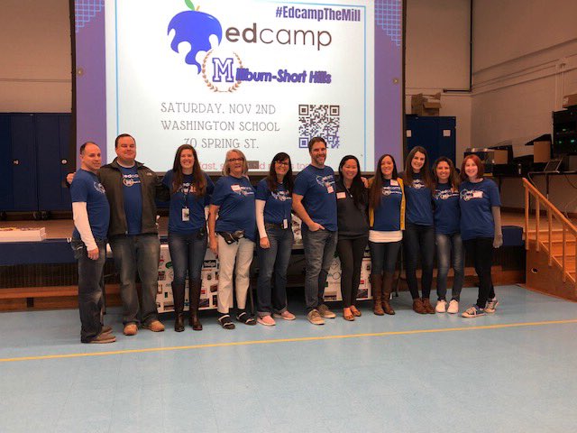 HollyProcida's tweet image. #edcampthemill the crew! ⁦@millburnschools⁩