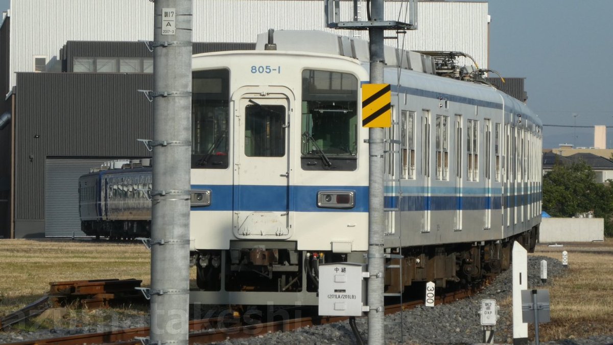 azumatakeshi's tweet photo. 【祝!東武800系 805F 修理完了!】
踏切事故 805F 北春日部で修理後、南栗橋へ臨時入場。
点検をして運用復帰する模様。
https://t.co/vVQmyB1h8M
#東武 #800系 #805F #館林 #運用離脱 https://t.co/XlAKhOQdnF