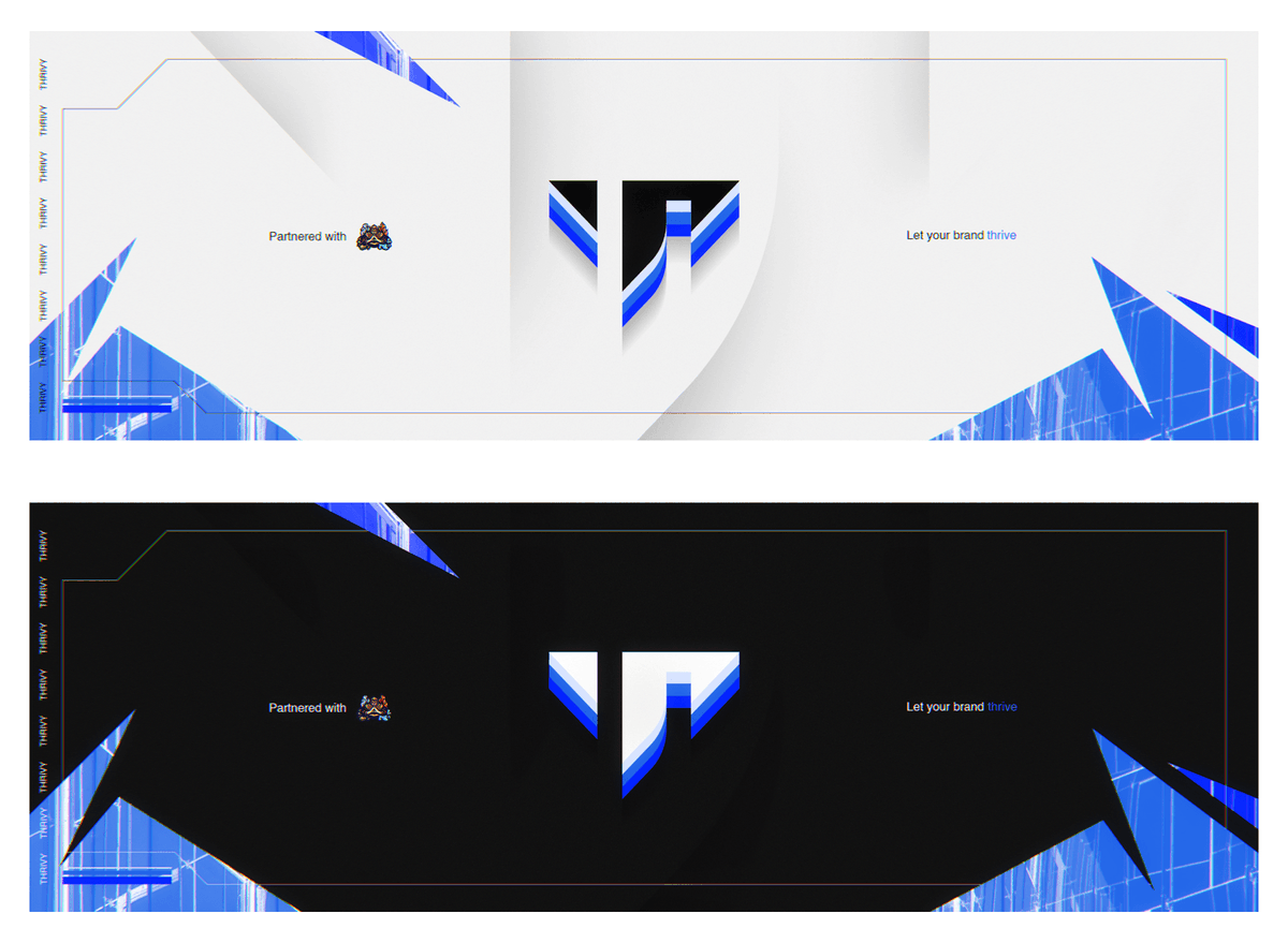 LTHM4W's tweet photo. Twitter Header for @ThrivyCreative
In both LIGHT and DARK versions
Support is appreciated! #THDC19 https://t.co/BbdFmYfPDL