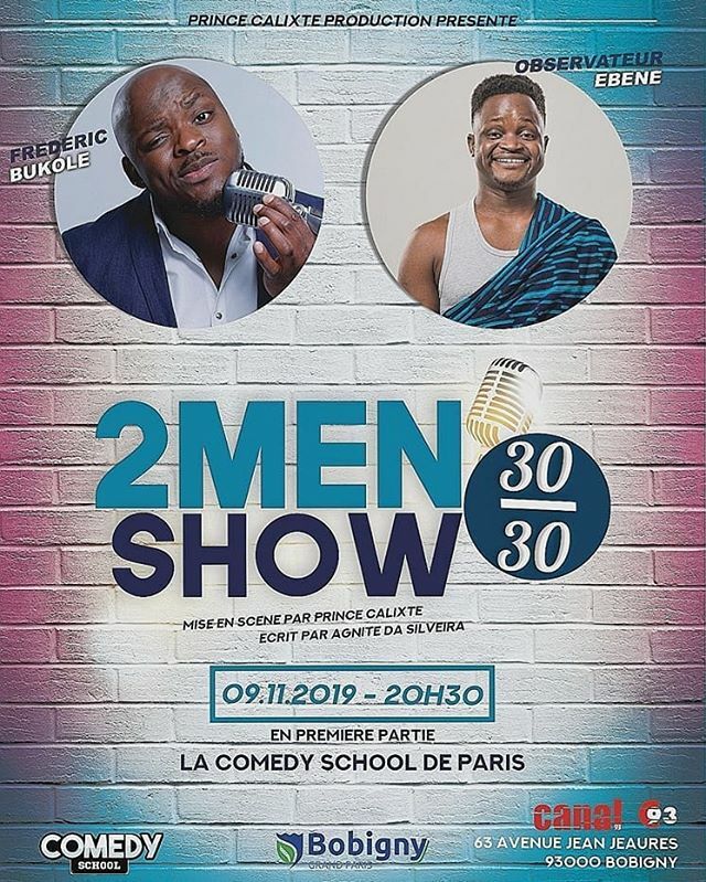 Canal 93 (@canal93bobigny) on Twitter photo Le Canal 93 et <a href="/princecalixte/">stanley kalix</a> vous propose après le succès de " 9 mois de bonheur " son second spectacle d'humour, le " 2 Men Show"
Attention ! C'est pas tout le temps qu'on peut bénéficier d'un tel gratin d'humoristes dans un *2MEN SHOW* d'exception ! … ift.tt/32eX5b2 Le Canal 93 et <a href="/princecalixte/">stanley kalix</a> vous propose après le succès de " 9 mois de bonheur " son second spectacle d'humour, le " 2 Men Show"
Attention ! C'est pas tout le temps qu'on peut bénéficier d'un tel gratin d'humoristes dans un *2MEN SHOW* d'exception ! … ift.tt/32eX5b2