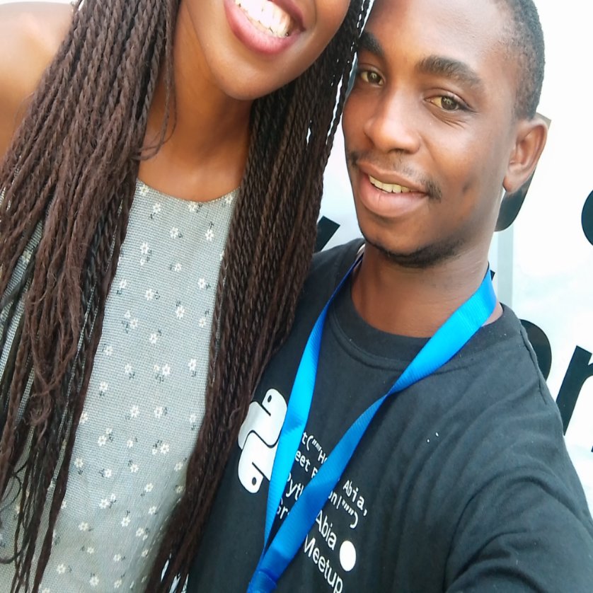 Ubajoseph_u's tweet image. @ #pyconNG2019 with chiar person pycon Africa Marlene. #pythonabia actually gave her a new name "ifeoma" . Hence #ifeoma