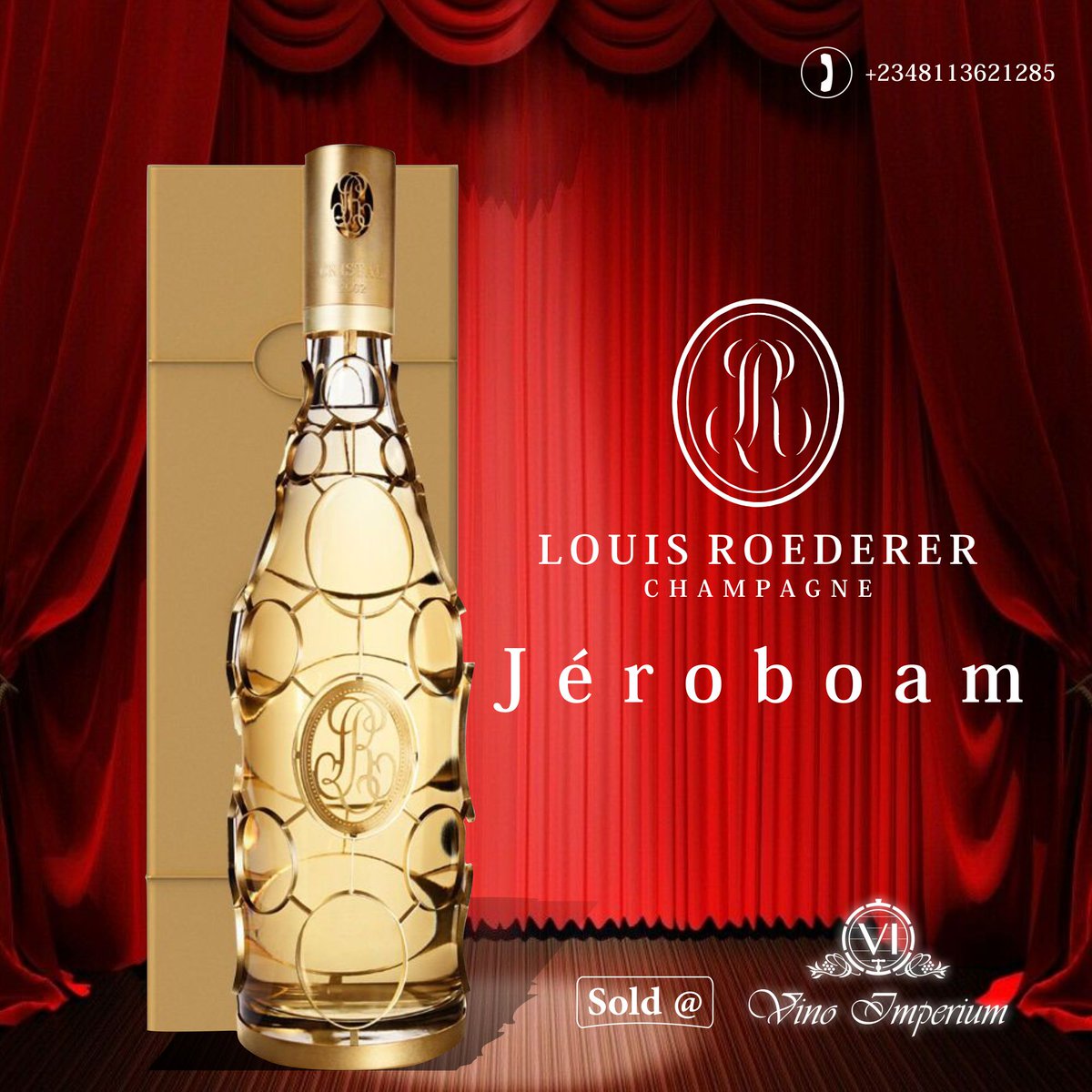 vino_imperium's tweet photo. Ladies and Gentle Men, meet CRISTAL JEROBOAM!
#champagneweek #RedFlag https://t.co/f18oFdeg2m