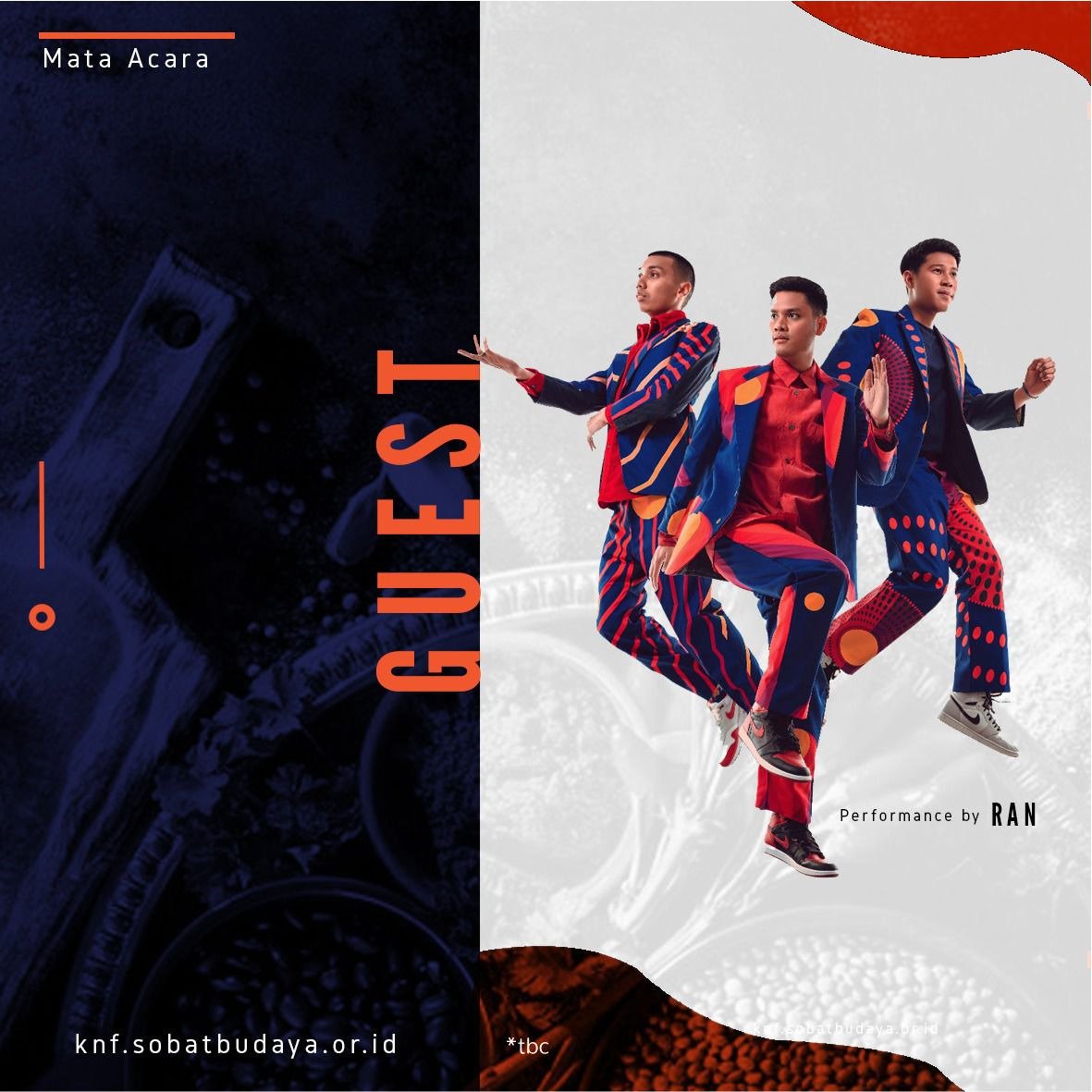 Halo Sobat Nusantara😉!
Di Kode Nusantara Festival akan ada bintang tamu yang super keren dengan pertunjukkan spektakuler.
Salah satunya adalah RAN 🎉
Mereka akan memeriahkan Kode Nusantara Festival nanti loh.
#KodeNusantaraFestival #KNF2019